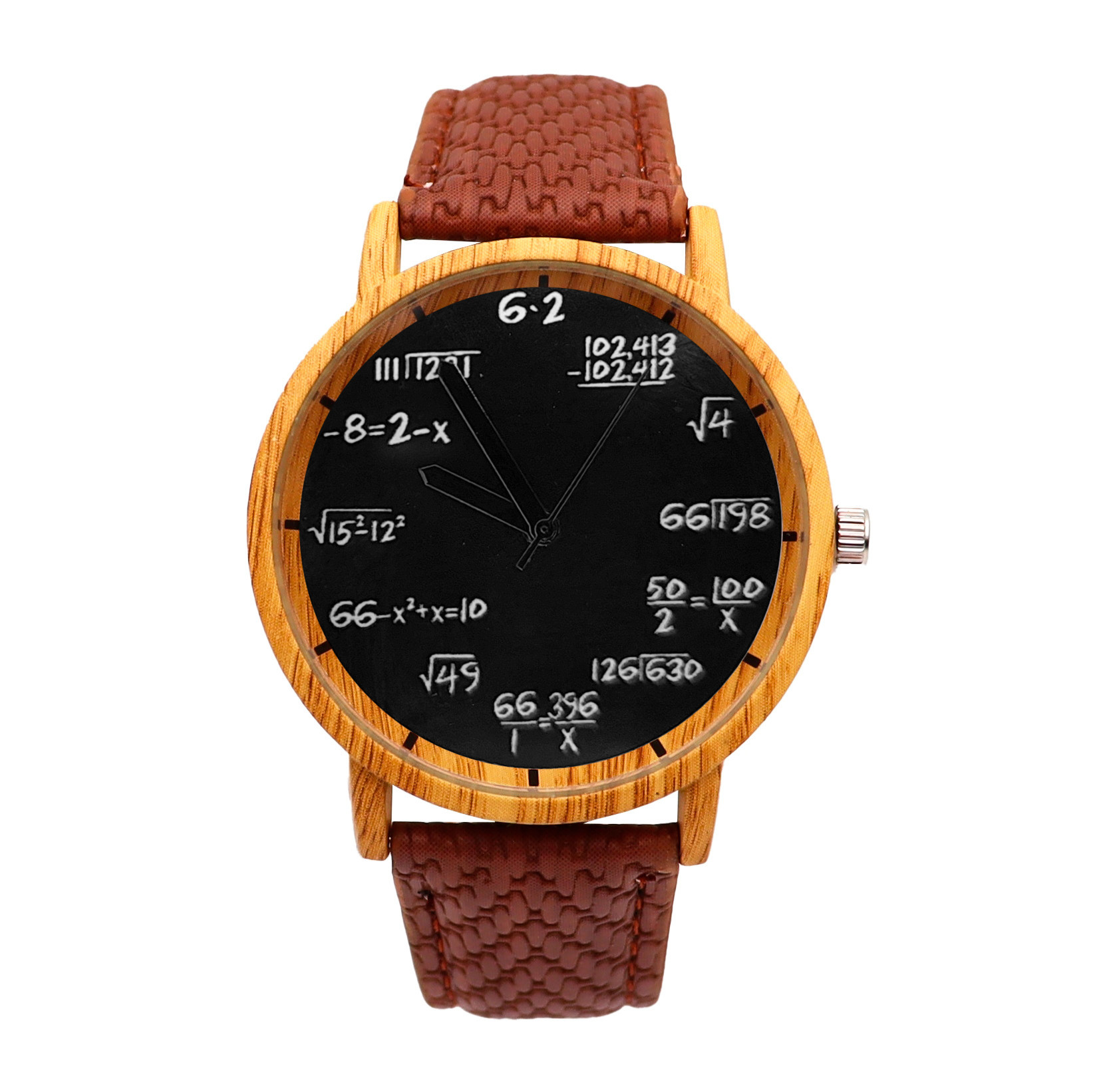 Reloj Matematico Formula Negro Tono Made